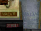 The word Valve hidden in HL